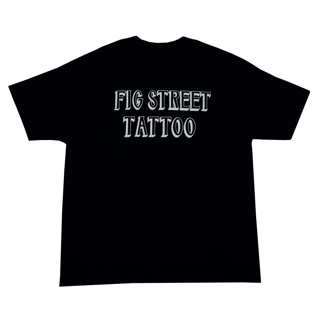 Fig Street Tattoo Shop Shirt in Black