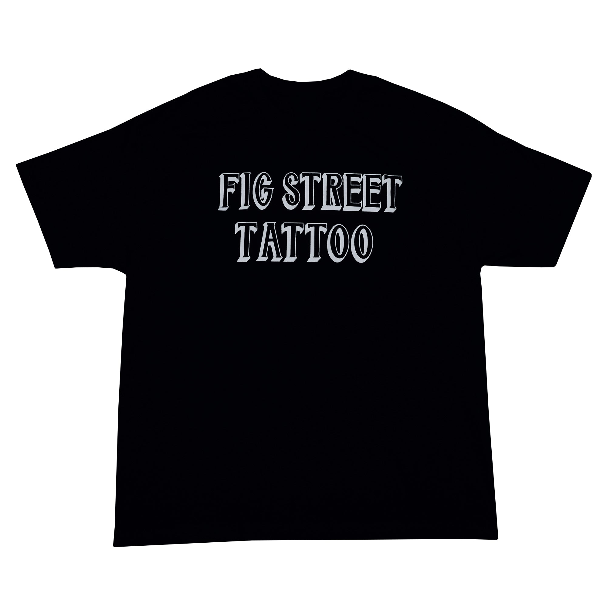 Fig Street Tattoo Shop Shirt in Black