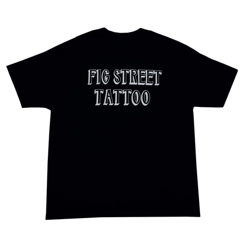 Fig Street Tattoo Shop Shirt in Black
