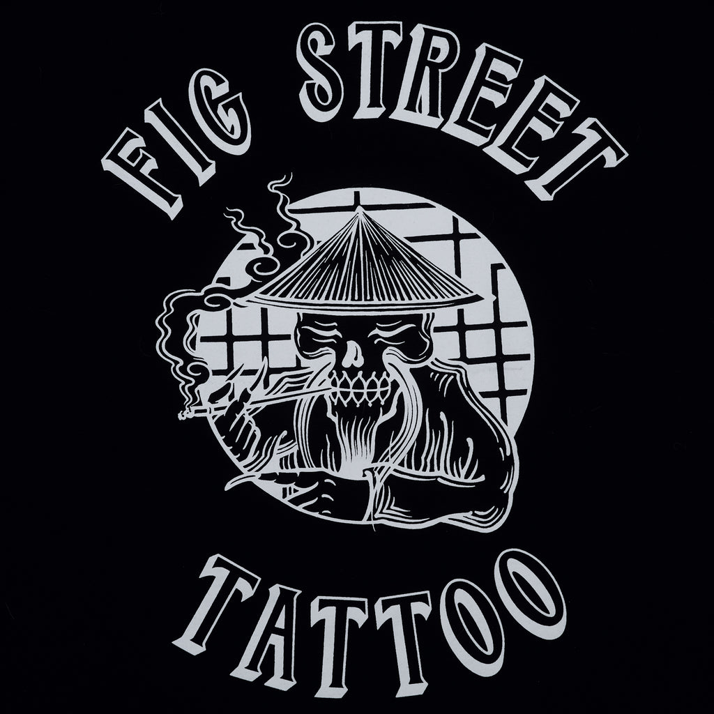 Fig Street Tattoo Shop Shirt in Black
