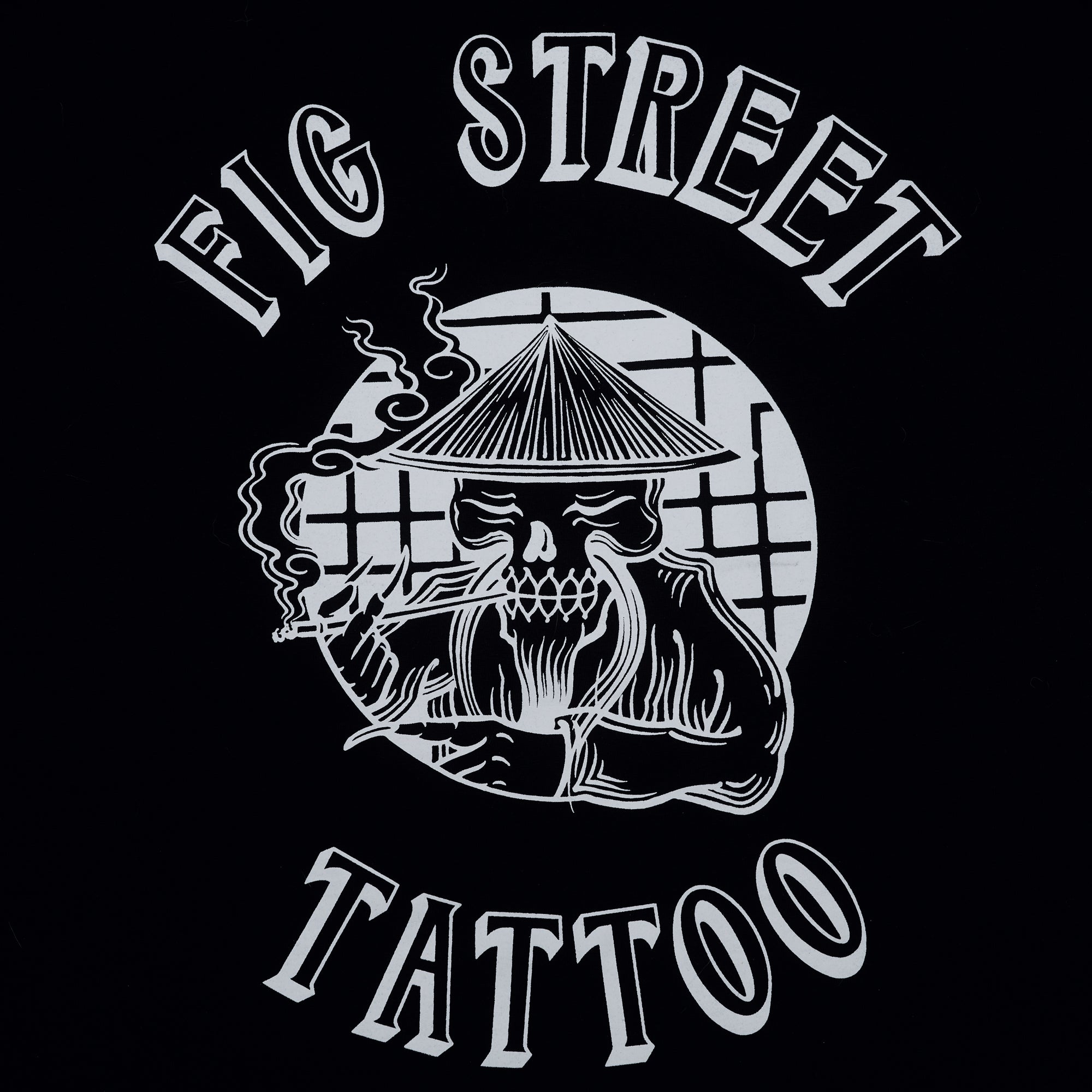 Fig Street Tattoo Shop Shirt in Black